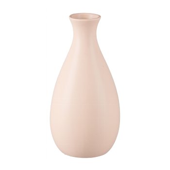 Porcelain vase BAHIA, 20x10x10cm, apricot