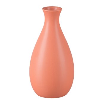 Porcelain vase BAHIA, 20x10x10cm, salmon