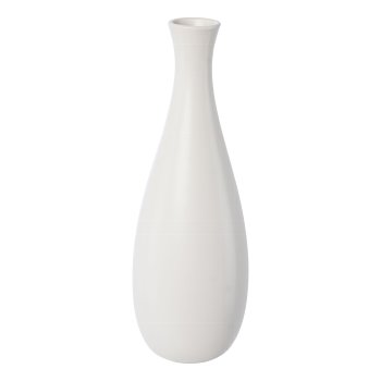 Porcelain vase BAHIA, 30x10.5x10.5cm, white