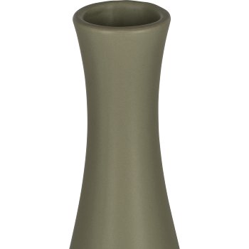 Porcelain vase BAHIA, 30x10,5x10,5cm, khaki