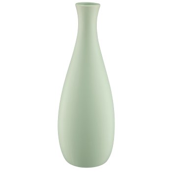 Porzellanvase BAHIA, 30x10,5x10,5cm, mint