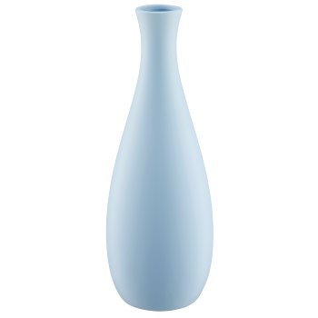 Porzellanvase BAHIA, 30x10,5x10,5cm, himmelblau