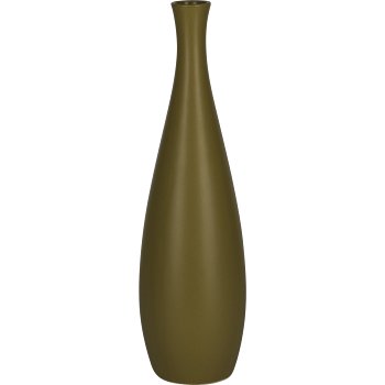 Porcelain vase BAHIA, 40x11,5x11,5cm, dark green