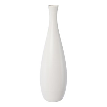 Porzellan Vase BAHIA, 40x11,5x11,5cm, weiß