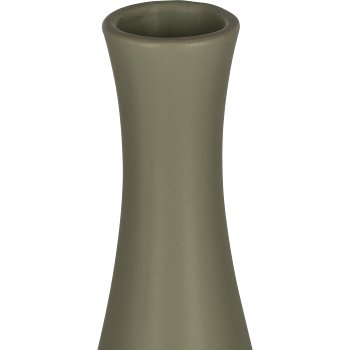 Porcelain vase BAHIA, 40x11,5x11,5cm, khaki