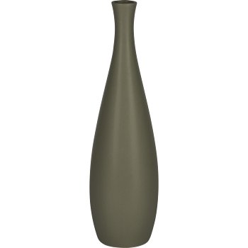 Porcelain vase BAHIA, 40x11,5x11,5cm, khaki