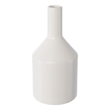 Porcelain vase ISABELLA, 20x10x10cm, white