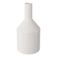 Porzellan Vase ISABELLA, 20x10x10cm, weiß