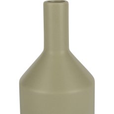 Porcelain vase ISABELLA, 20x10x10cm, Khaki