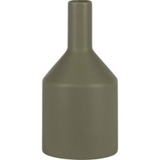 Porcelain vase ISABELLA, 20x10x10cm, Khaki