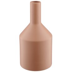 Porzellanvase ISABELLA, 20x10x10cm, mandel