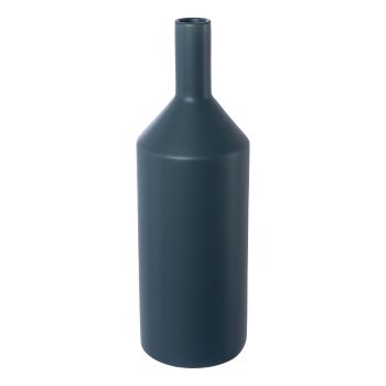Porcelain vase ISABELLA, 30x11x11cm, petrol