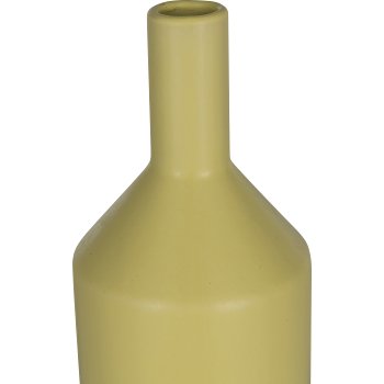 Porcelain vase ISABELLA, 40x11x11cm, lime