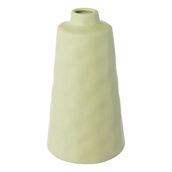 Porcelain vase LIMAO, 17x9x9cm, sage