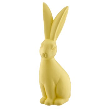 Polyresin Hase GLAMOUR CHLOE, 16x15x50cm, limone