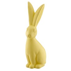 Polyresin Hase GLAMOUR CHLOE, 16x15x50cm, limone
