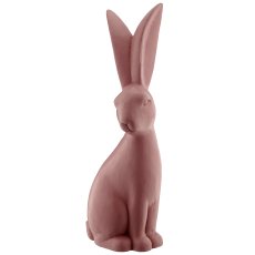 Polyresin Hase GLAMOUR CHLOE, 24x19x66cm, mauve