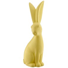 Polyresin Hase GLAMOUR CHLOE, 24x19x66cm, limone