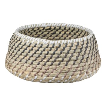 Sea grass Jar woven set of 2 LIMA, 16x16x13/25x25x15cm, natural