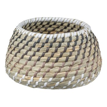 Sea grass Jar woven set of 2 LIMA, 16x16x13/25x25x15cm, natural