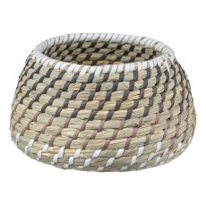 Sea grass Jar woven set of 2 LIMA, 16x16x13/25x25x15cm, natural