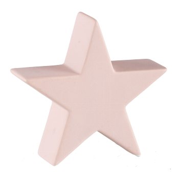 Ceramic star, SAND FINISH 13x4.2x12.5cm, sandstone red