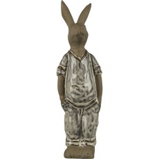 Ceramic rabbit, standing, 7.4x9.2x23.5cm