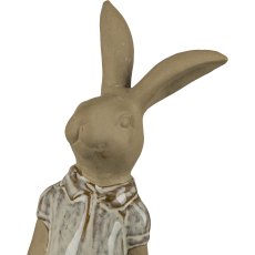 Ceramic rabbit, standing, 9.6x7x24.3cm