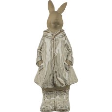 Ceramic rabbit, standing, 10.8x10.5x26.5cm