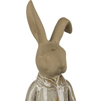 Ceramic rabbit, standing, 10.3x9.5x30.4cm