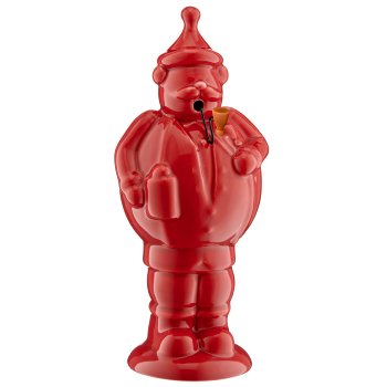 Ceramic whistle male, 11x10x24cm, garnet