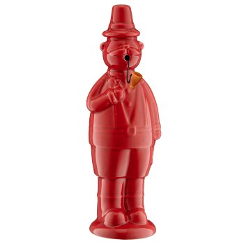 Ceramic whistle male, 11x10x30cm, garnet