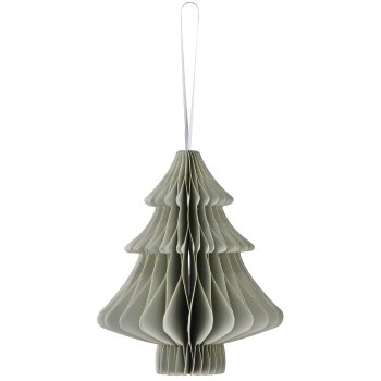 Paper hanger tree with magnetic closure, 13x13x15cm, grey