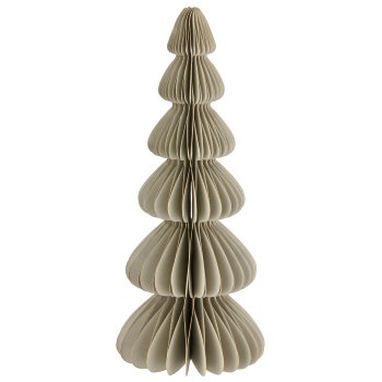 Paper decorative tree with magnetic closure, 10x10x25cm, grey
