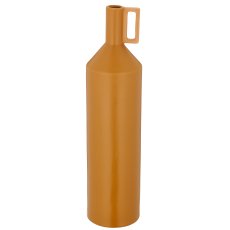 Porzellan Flaschenvase mit Henkel, 11x11x40cm, zimt, Lepuro