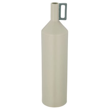 Porzellan Flaschenvase mit Henkel, 11x11x40cm, blau, Lepuro