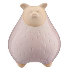 Porcelain pig, 8x8x9cm, light pink, Lepuro