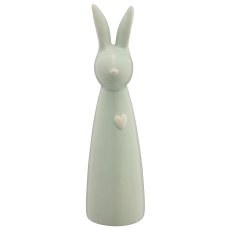 Keramikvase Hasenkopf, konisch, 5x5x18cm, mint, Lepuro