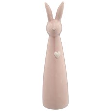 Keramikvase Hasenkopf, konisch, 6,5x6,5x25cm, rosa, Lepuro