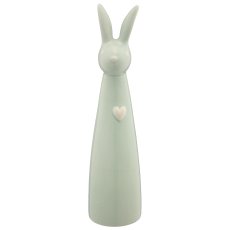 Keramikvase Hasenkopf, konisch, 6,5x6,5x25cm, mint, Lepuro
