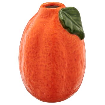 Ceramic vases SUNSHINE citrus fruit, 3 assort., 11x10.5x15.5cm, colourful
