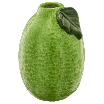 Ceramic vases SUNSHINE citrus fruit, 3 assort., 11x10.5x15.5cm, colourful