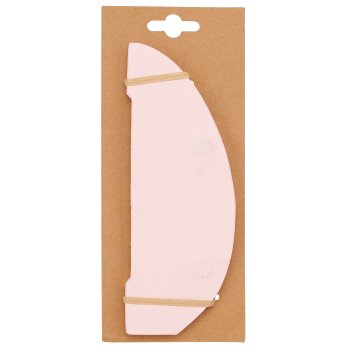 Papier Deko Ei, stehend mit Magnet, 13x13x17,5cm, hellrosa