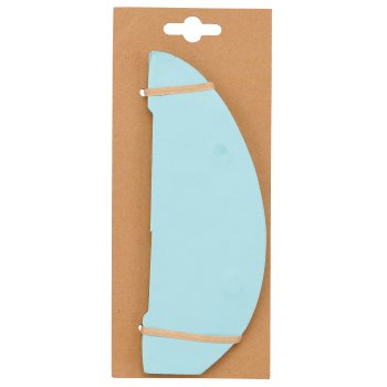 Paper decorative egg, standing with magnet, 13x13x17.5cm, sky