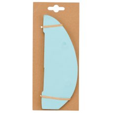 Paper decorative egg, standing with magnet, 13x13x17.5cm, sky