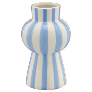 Keramikvase MIAMI, 8x8x14cm, hellblau