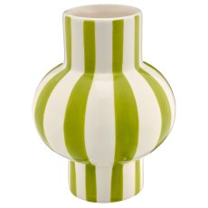 Keramikvase MIAMI, 16x16x21cm, grün