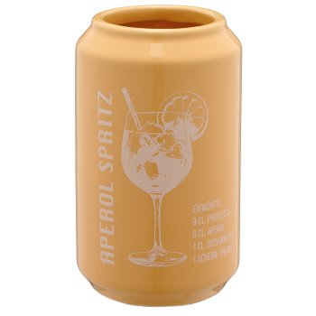 Porzellangefäß, Cocktail Design, 3fa.so., 7x7x12cm, bunt
