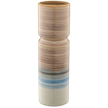 Porzellan Zylindervase SUNDOWNER, 10x10x31cm, mandel