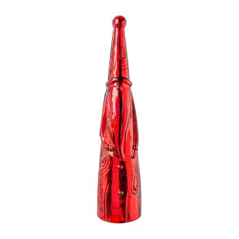 Glas Weihnachtsmann Figur MERCURY, 45cm, rot